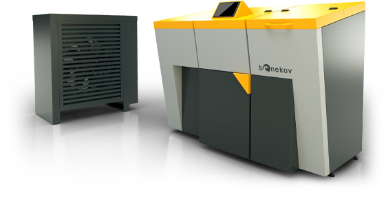 Caldera híbrida Benekov H25 con bomba de calor Hotjet