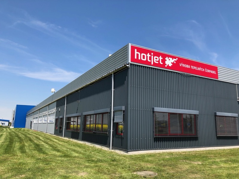 Nave de producción de HOTJET – fabricación de bombas de calor